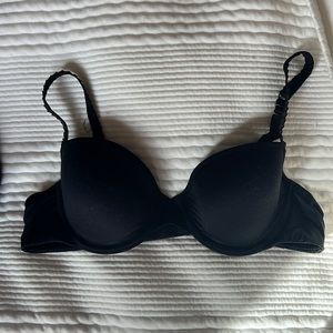 Black third love bra size 34 A 1/2